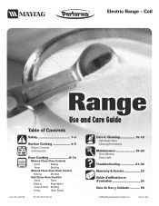 Maytag MER5551BAB Use and Care Manual