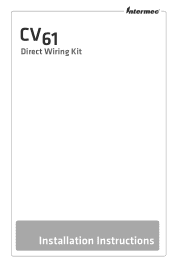 Intermec CV61 CV61 Direct Wiring Kit Installation Instructions
