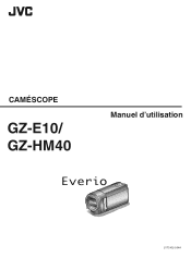 JVC GZ-E10 User Manual - French