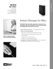 Western Digital My Book Mac Edition Product Specifications