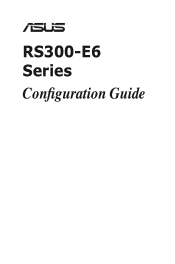 Asus RS300-E6 PS4 User Manual