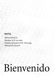 BenQ FP93G Manual del usuario
