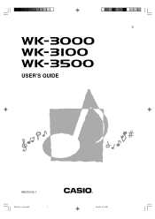 Casio WK 3000 User Guide