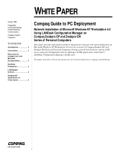 Compaq 179310-001 Distributing Windows NT using LANDesk Configuration Manager
