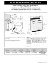 Frigidaire FEF402BW Installation Instructions (All Languages)