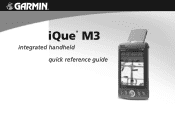 Garmin iQue M3 Quick Reference Guide