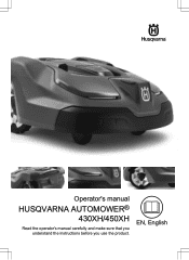 Husqvarna AUTOMOWER 430XH Self-Install Owner Manual