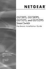 Netgear GS728TS GS7xxTS-TPS Hardware Installation Guide