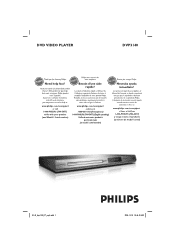 Philips DVP3140 User manual