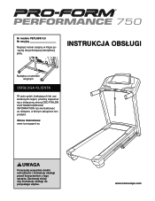 ProForm Performance 750 Treadmill Polish Manual
