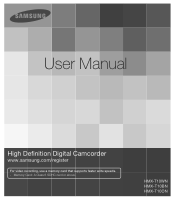 Samsung HMX-T10WN User Manual (user Manual) (ver.1.0) (English)