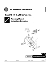 Schwinn 140 Upright Bike Assembly Manual