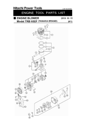 Tanaka TRB65EF Parts List