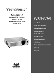 ViewSonic PJ562 User Manual