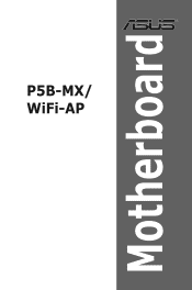 Asus P5B-MX WIFI-AP P5B-MX/Wifi-AP English Version Manual