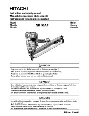 Hitachi NR90AF Instruction Manual