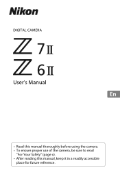 Nikon Z 5 Users Manual for customers in Europe