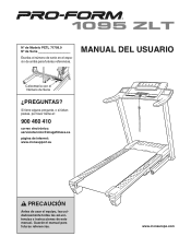 ProForm 1095 Zlt Treadmill Spanish Manual