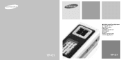 Samsung YP-C1V Quick Guide (easy Manual) (ver.1.0) (English)