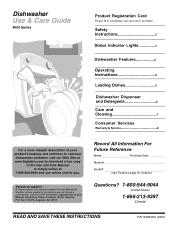 Frigidaire PLD4555RFC Use and Care Guide