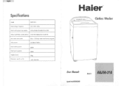 Haier XQJ50-31B User Manual