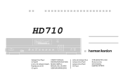 Harman Kardon HD710 Owners Manual