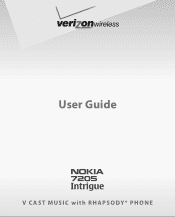 Nokia 7205 Intrigue User Guide