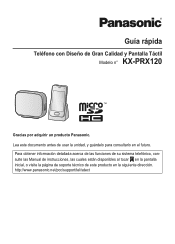 Panasonic KX-PRX120W KX-PRX120W Quick Setup Guide (Spanish)