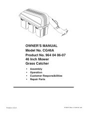 Poulan CG46A User Manual