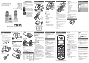 Vtech Cordless Answering System with Caller ID User Manual