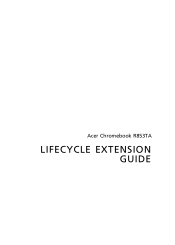 Acer Chromebook Spin 512 R853TNA Lifecycle Extension Guide
