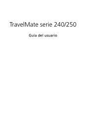 Acer TravelMate 250 Gu쟠del Usuario