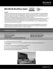 Sony SRW5800/2 Brochure (DVS HDCAM SR Workflow Guide)