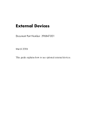 HP Nx9420 External Devices