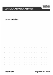 Oki C9650dn C9650 Users Guide (English)
