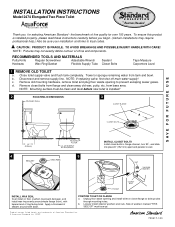 American Standard Q#5014177 12/08 Installation Instructions