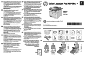 HP Color LaserJet Pro MFP M477 Setup Poster 1
