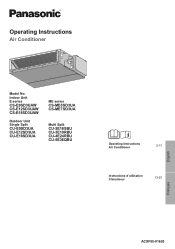 Panasonic CS-E18SD3UAW operation manual