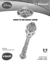 Vtech Sofia the First Wave to Me Magic Wand User Manual