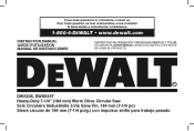 Dewalt DWS535 Instruction Manual