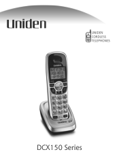 Uniden DCX150 English Owners Manual