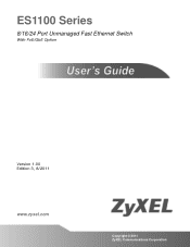 ZyXEL ES1100-24G User Guide