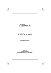 ASRock X58 Extreme3 User Manual