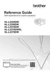 Brother International HL-L2379DW Reference Guide