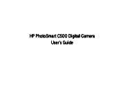 HP Photosmart c500 HP PhotoSmart C500 Digital Camera - Complete User’s Guide