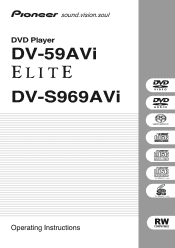 Pioneer DV-59AVi Owner's Manual