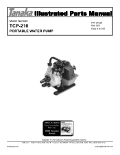 Tanaka TCP-210 Parts List