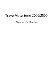 Acer TravelMate 2500 TravelMate 2000/2500 User's Guide FR