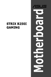 Asus ROG STRIX B250I GAMING User Guide