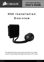 Corsair Hydro H50 User Guide